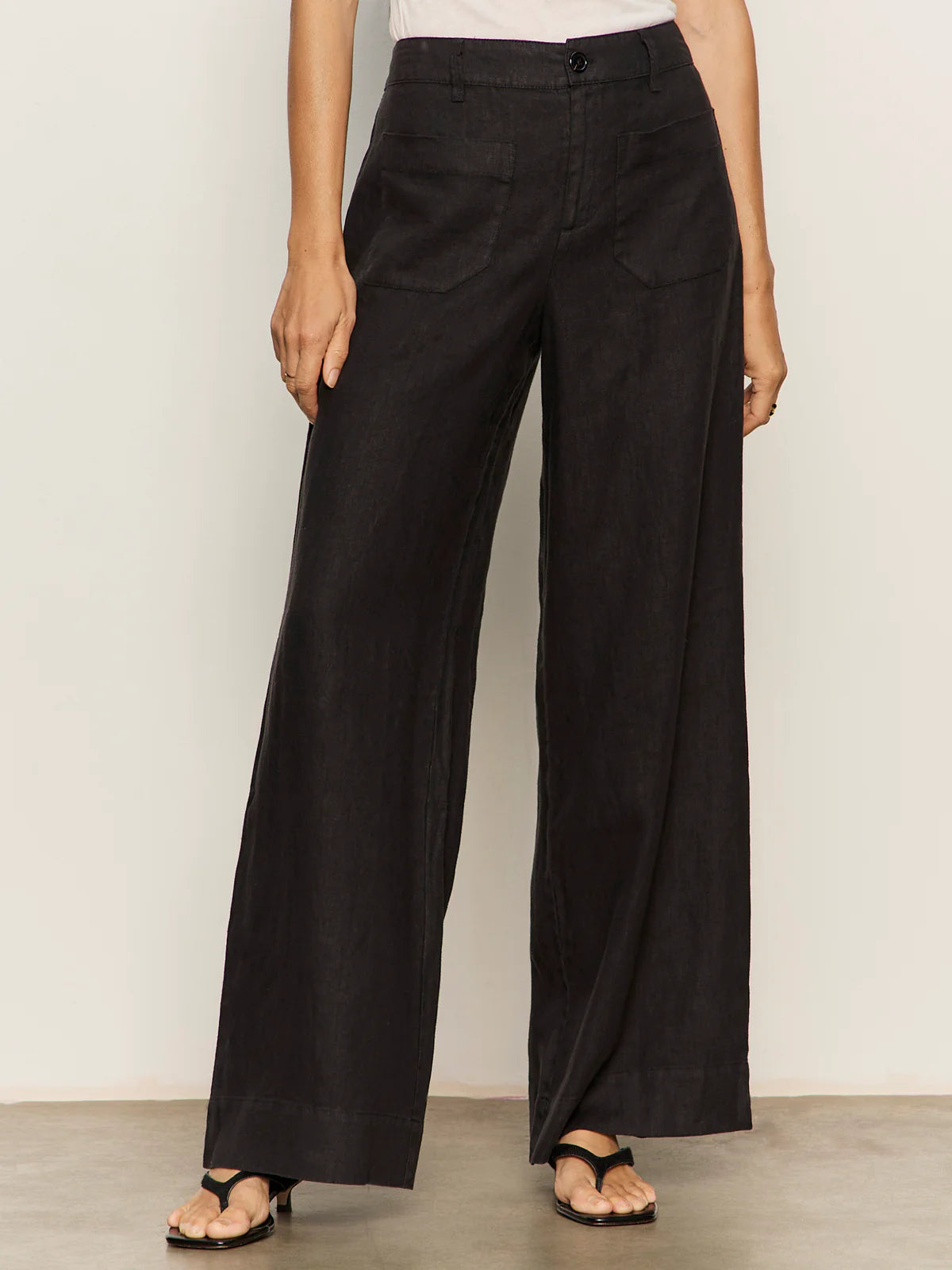 The Linen Marine Wide Leg