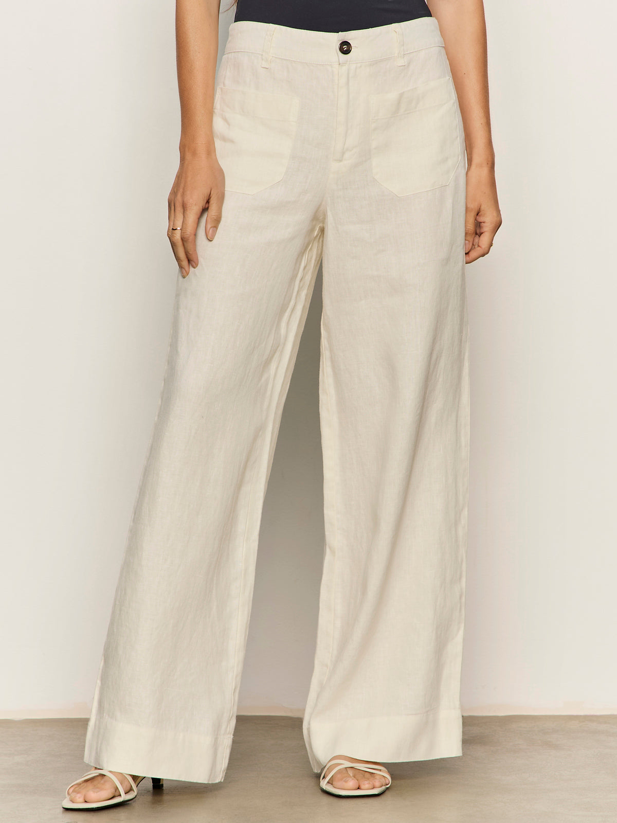 The Linen Marine Wide Leg