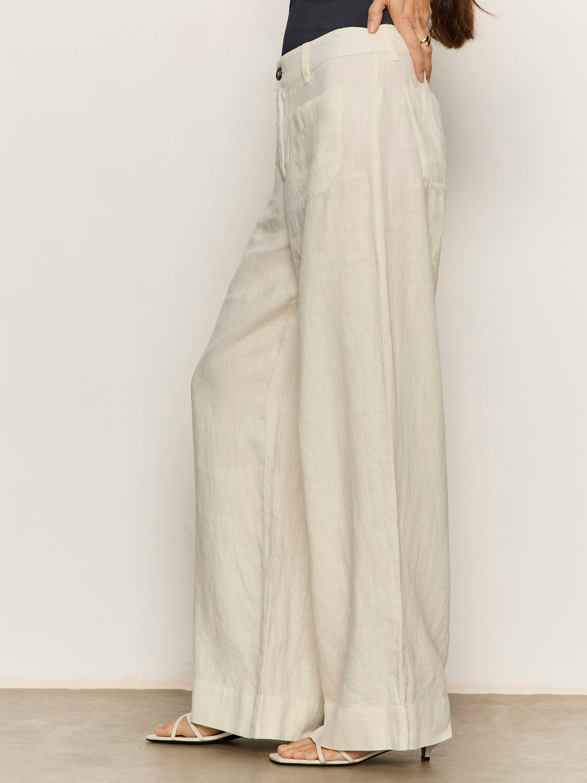 The Linen Marine Wide Leg