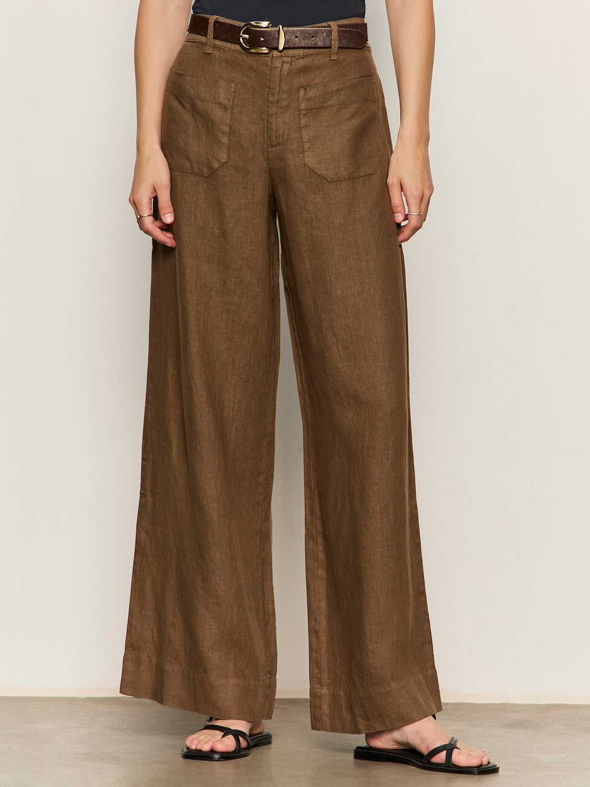 The Linen Marine Wide Leg