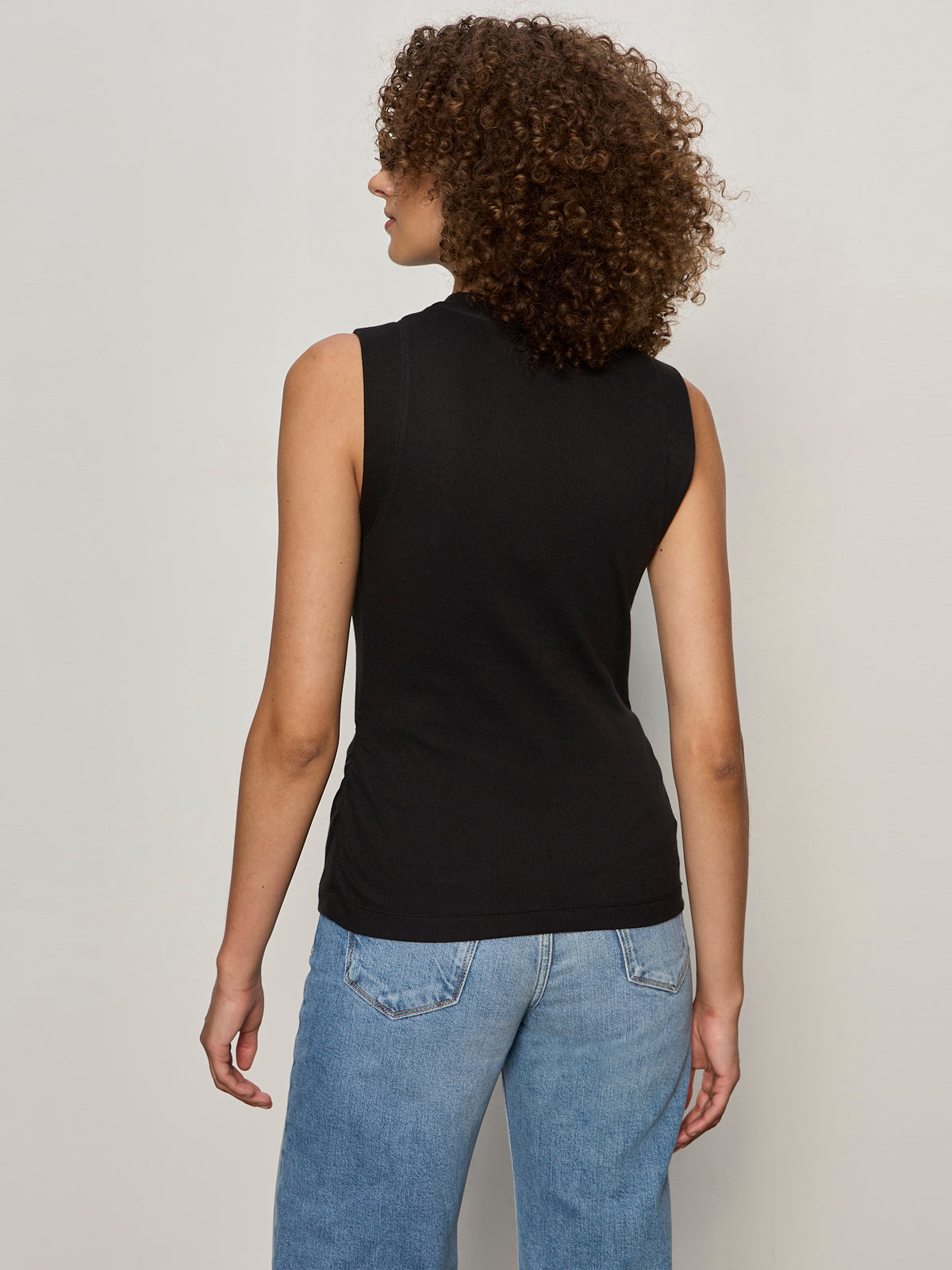 Ribbed Ruched Tank