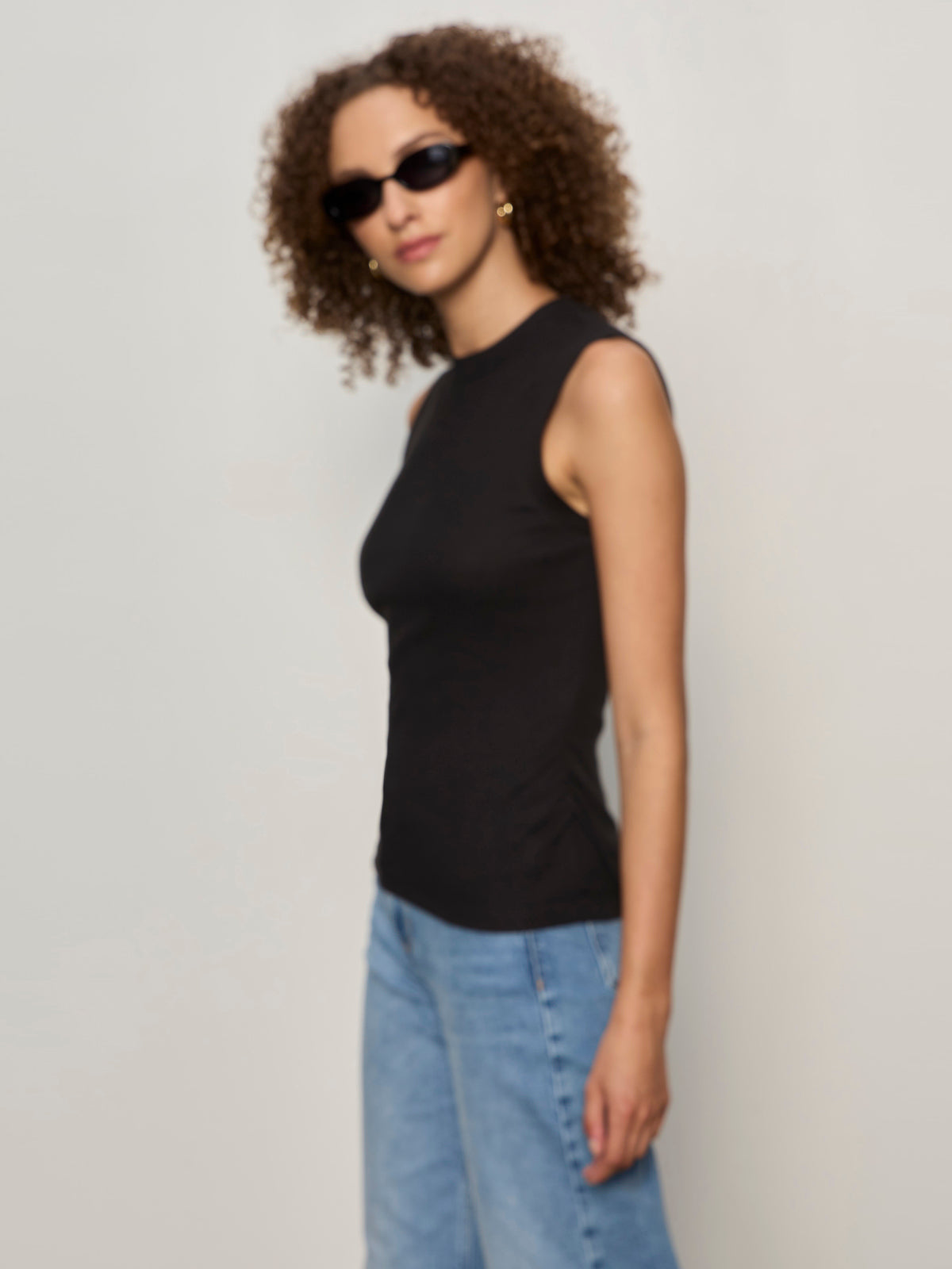Ribbed Ruched Tank