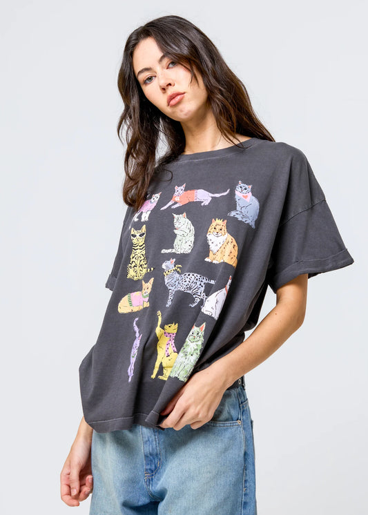 Cats Boyfriend Tee