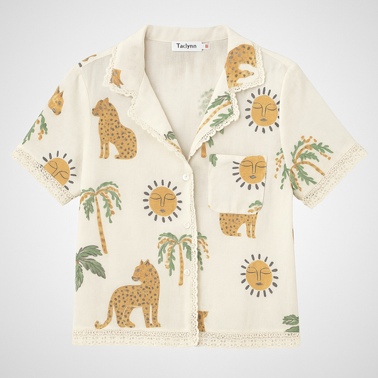 Jungle printed shirt (8261487591632)