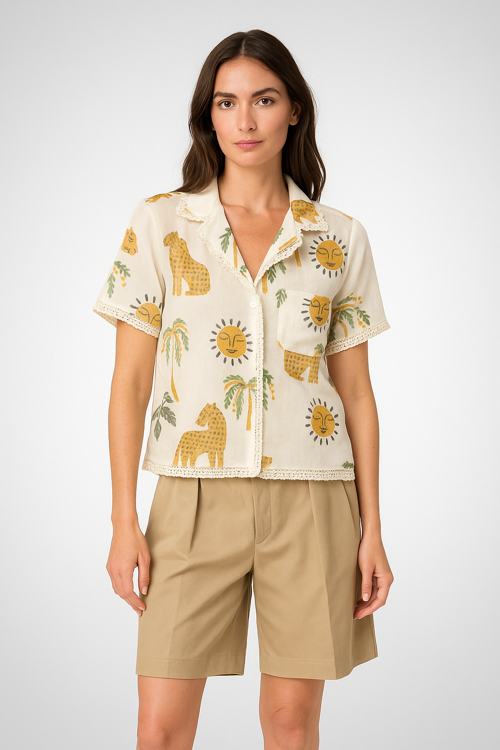 Jungle printed shirt (8261487591632)