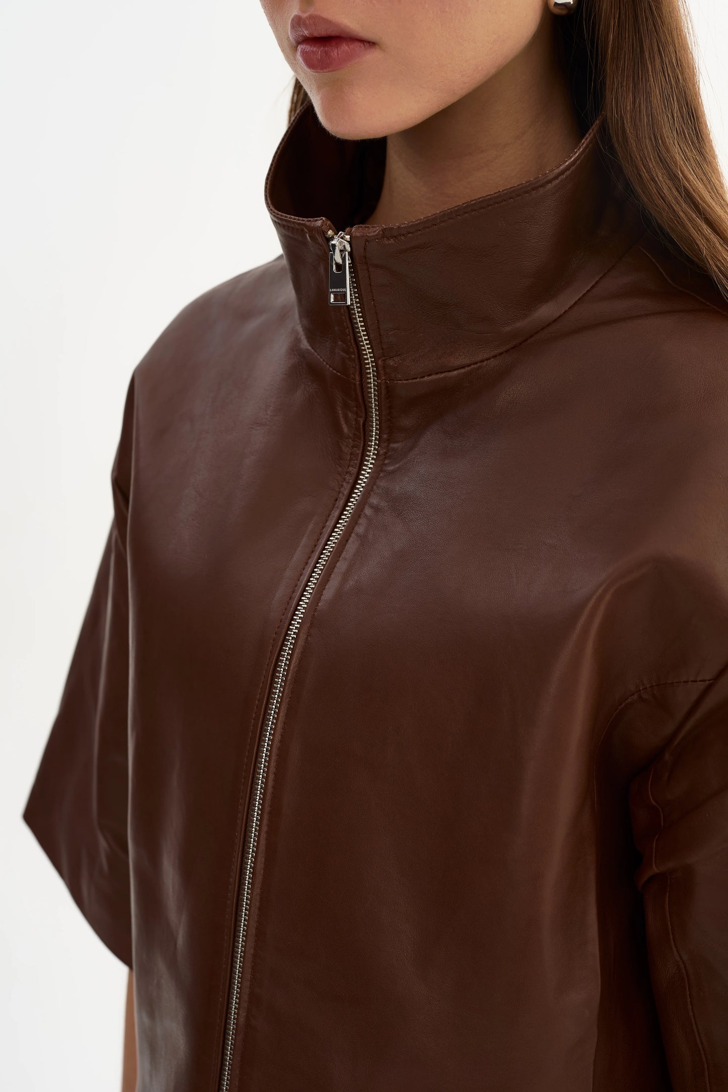 Veste en jean Carolina D à manches à volants
