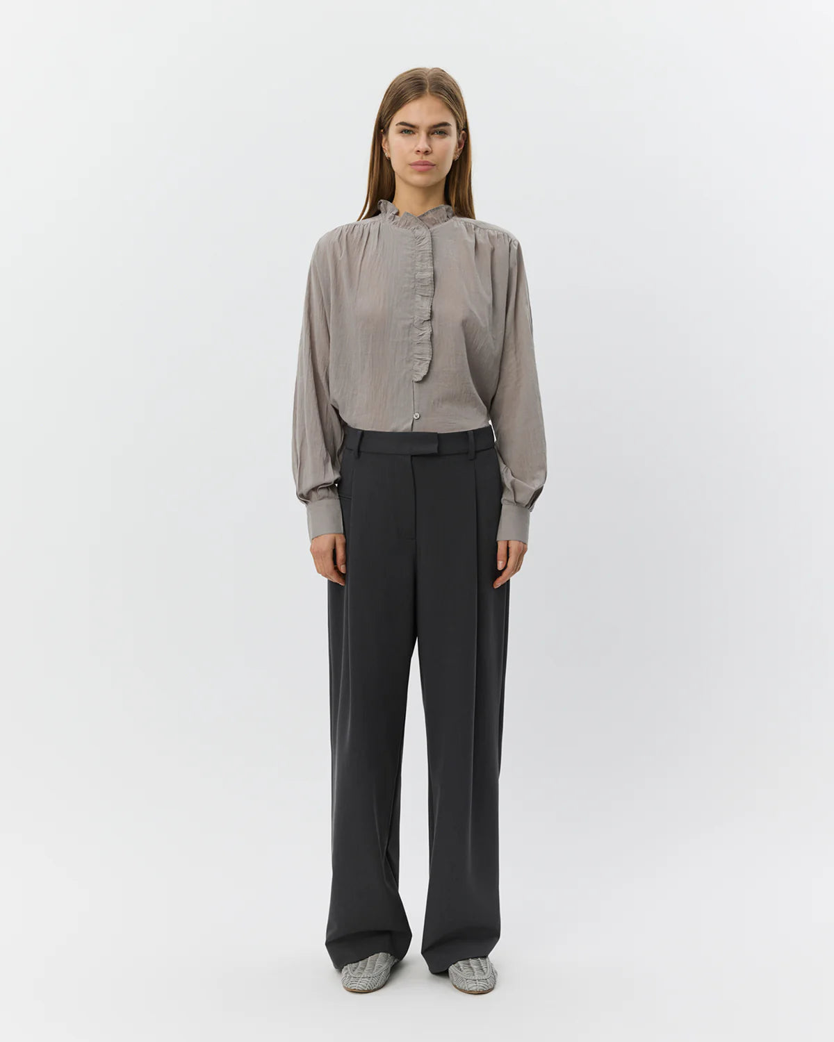 Elsabeth Wide Leg Suiting Trousers