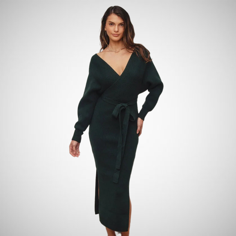 Easy To Love Knitted Midi Dress (8229667832016)