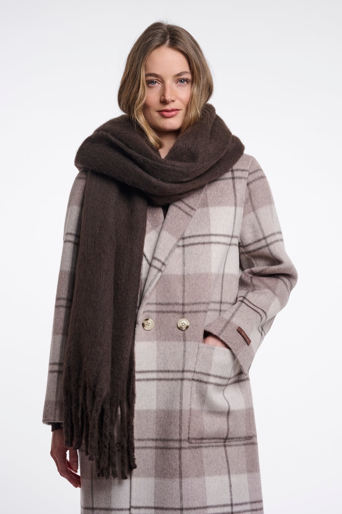 Gella Scarf With Fringes