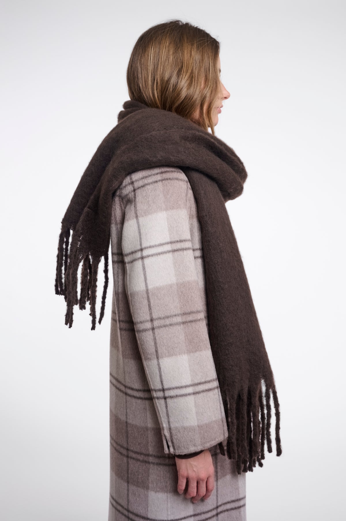 Gella Scarf With Fringes
