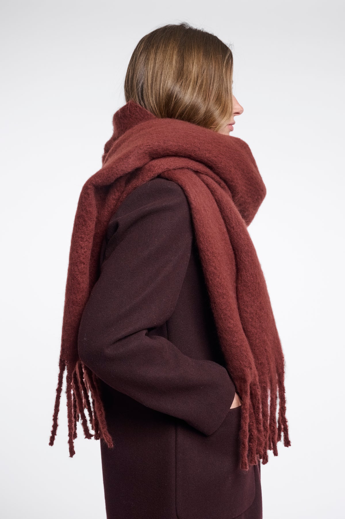 Gella Scarf With Fringes