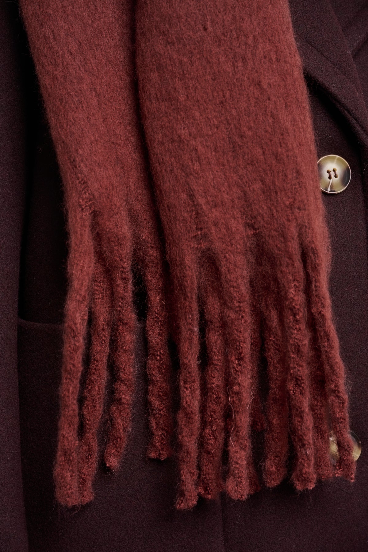 Gella Scarf With Fringes