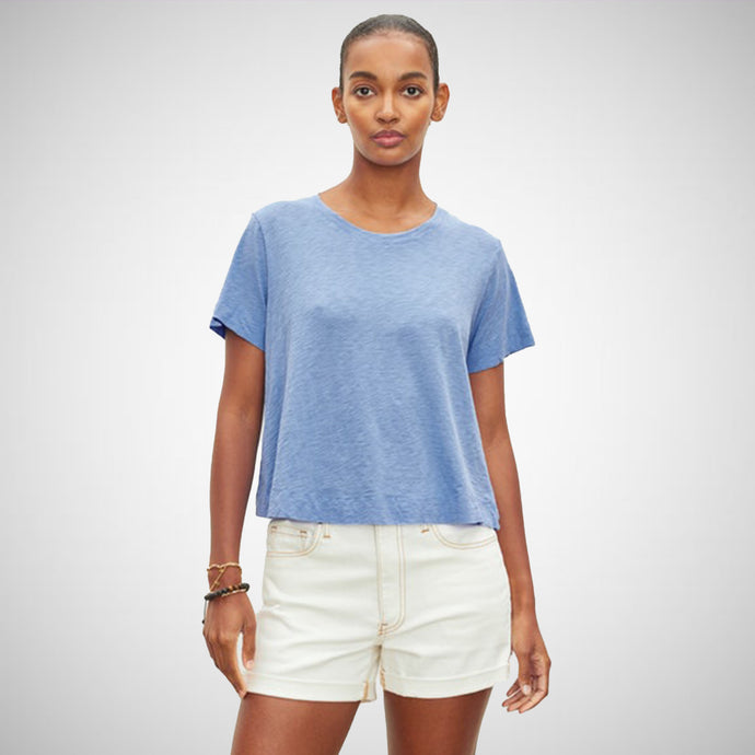 Lula - Cotton Slub Cuffed Tee (7999380488400)