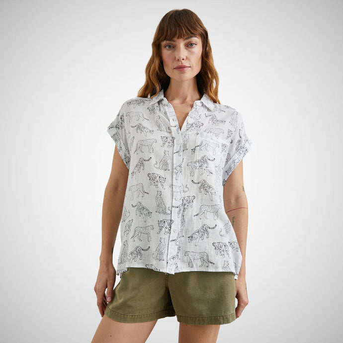 Whitney Shirt - Ivory Jungle (7990589653200)