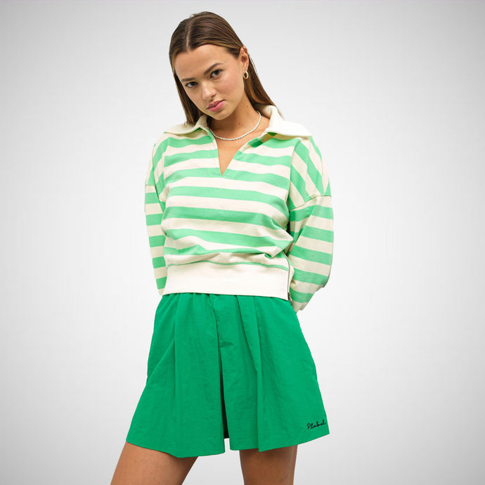 Collared Terry Knit Top (8027622473936)