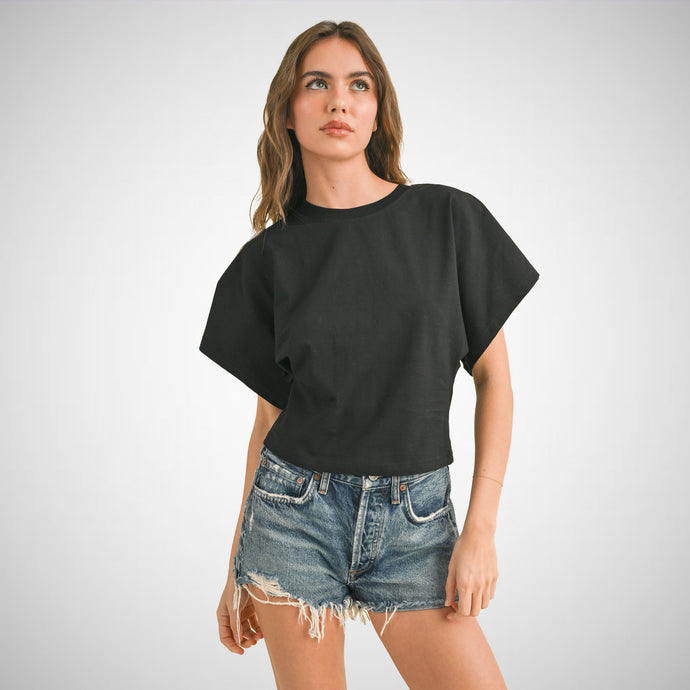 Wide Sleeve Cotton Top (8122691682512)