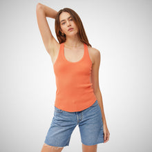 Charger l&#39;image dans la galerie, Solid Ribbed Scop Neck Knit Tank (8121755402448)
