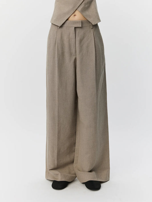 Izra Linen Mix Trousers