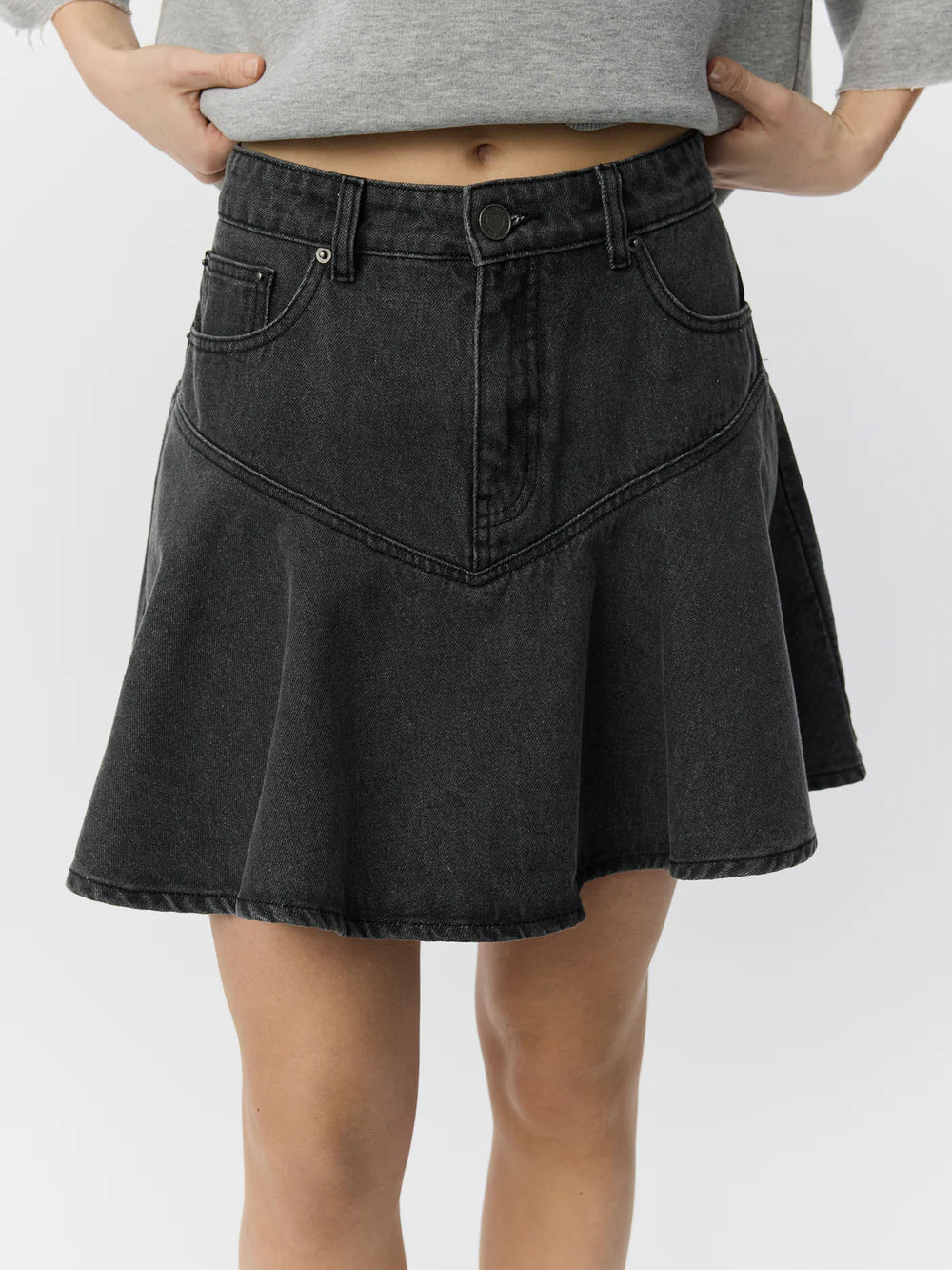 Mini-jupe en jean Jacky