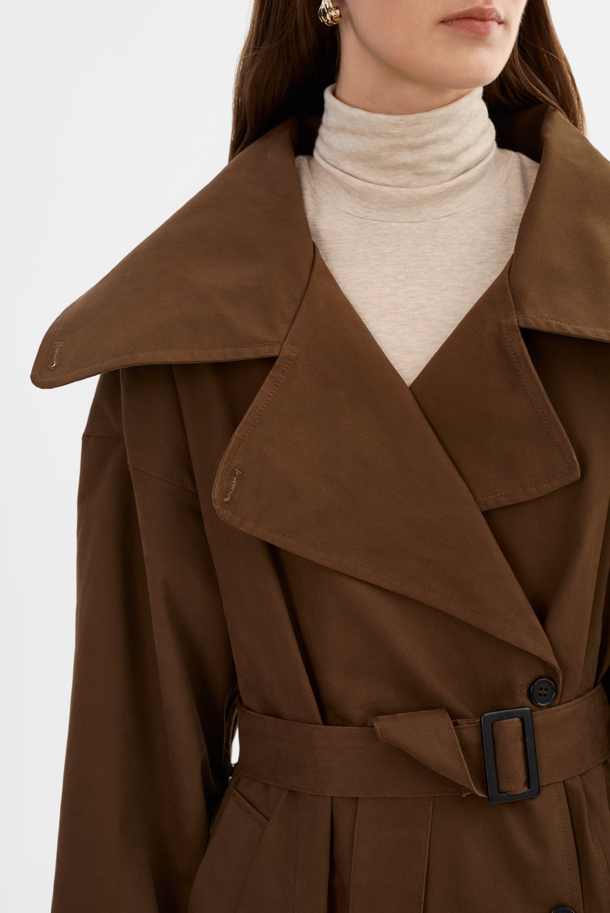 LAMARQUE - Veste Sherpa Oversize Noir