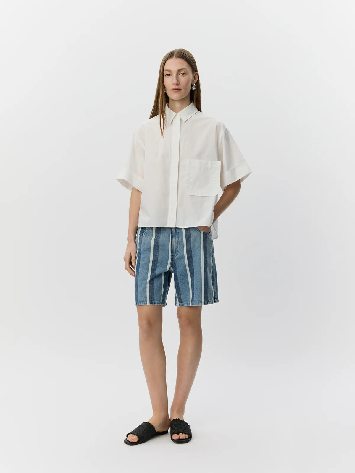 Chemise Leana à manches courtes