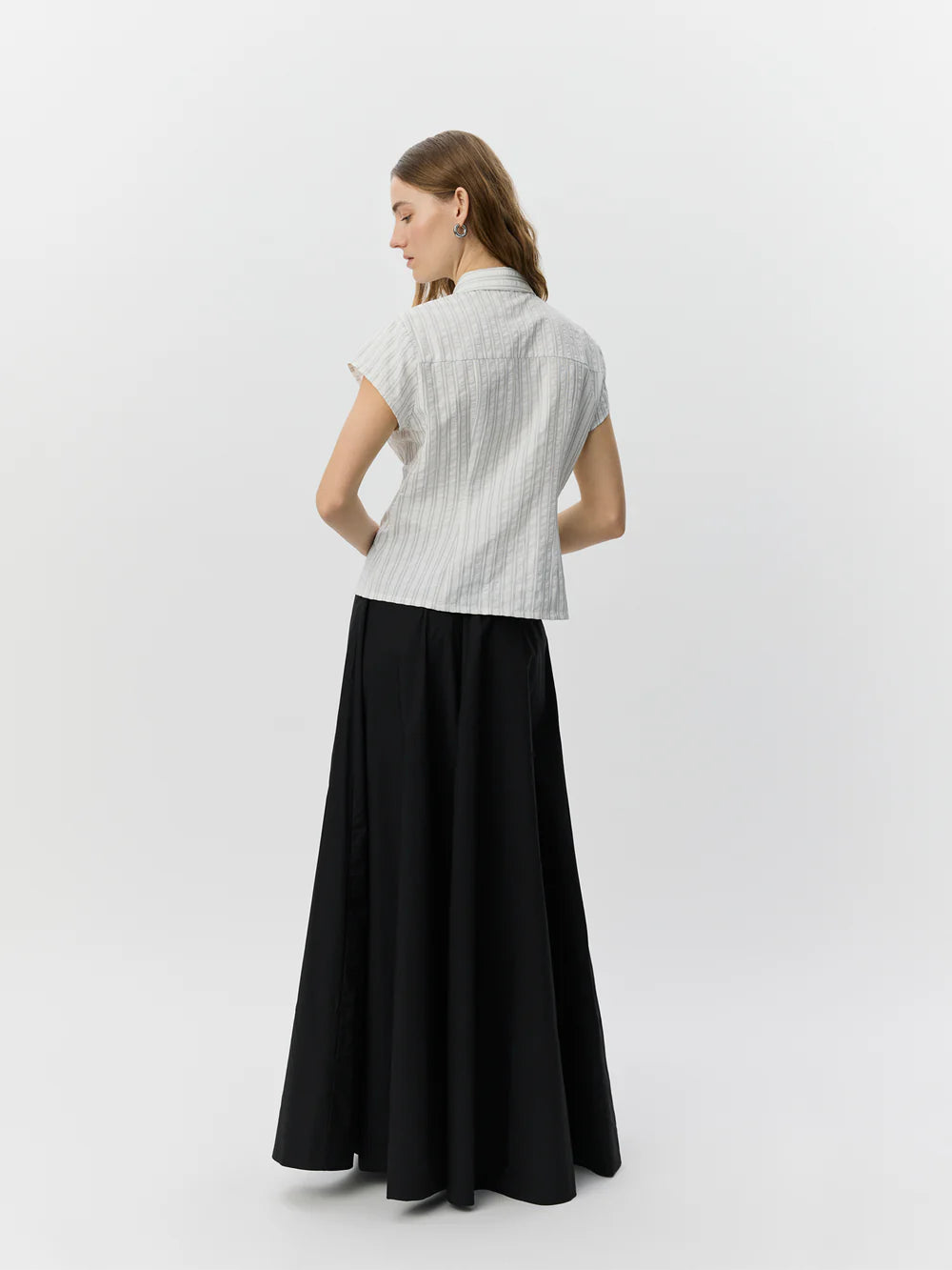 Chemise ajustée rayée Lilyan