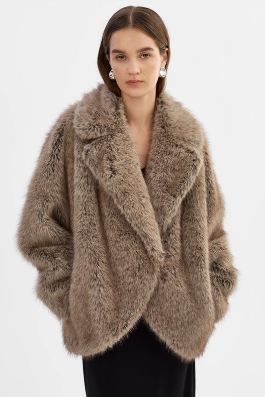 Lucinda Faux Fur Coat (8380988031184) (8380991930576)