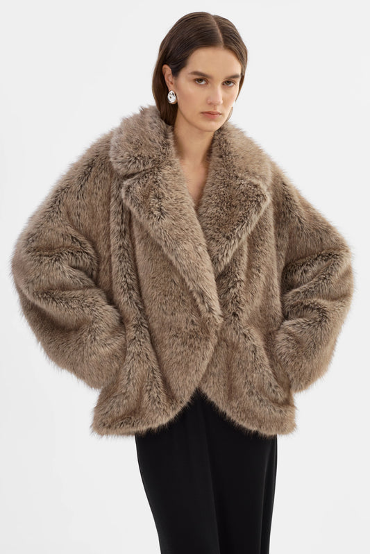 Lucinda Faux Fur Coat (8380988031184) (8380991930576)