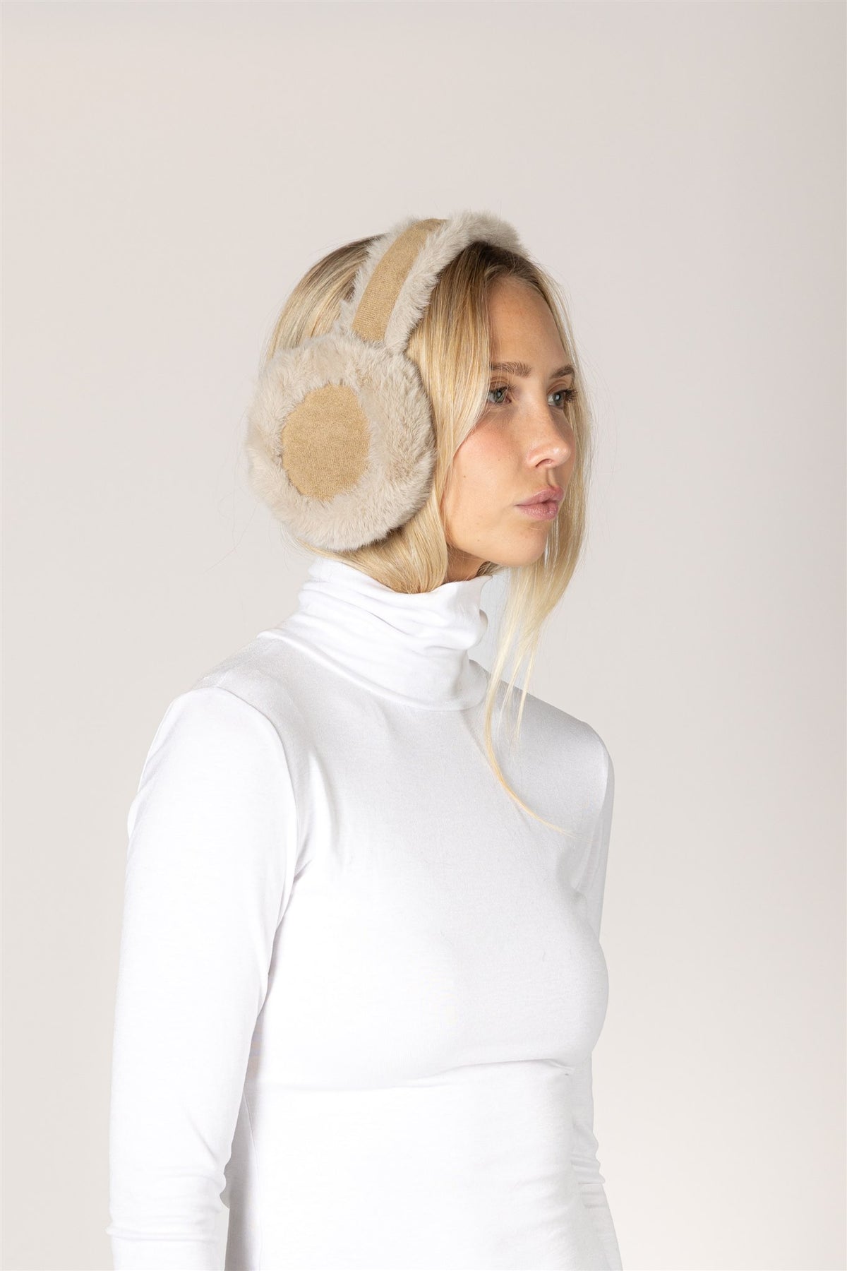 Cache-oreilles classique en polaire duveteuse