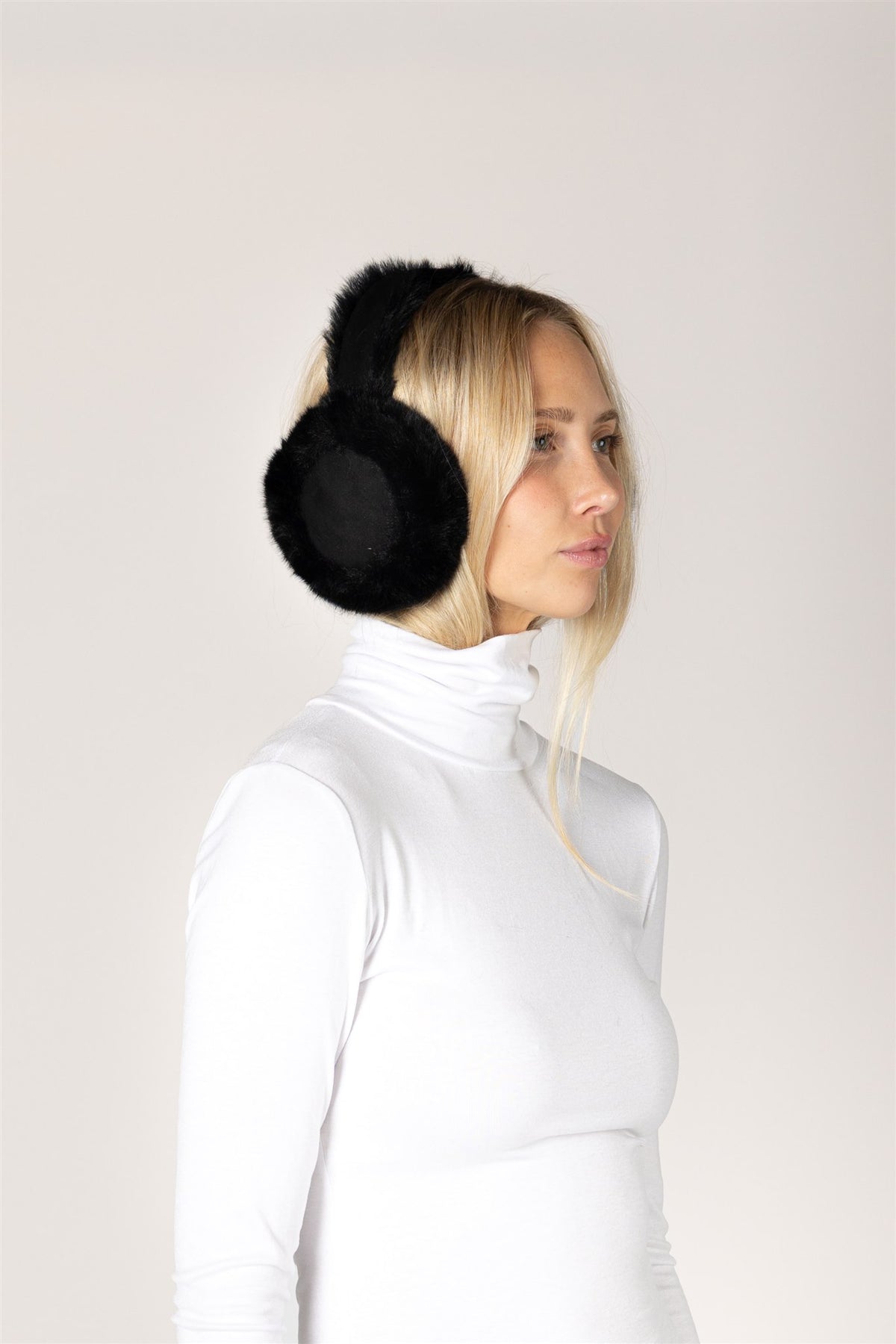 Cache-oreilles classique en polaire duveteuse