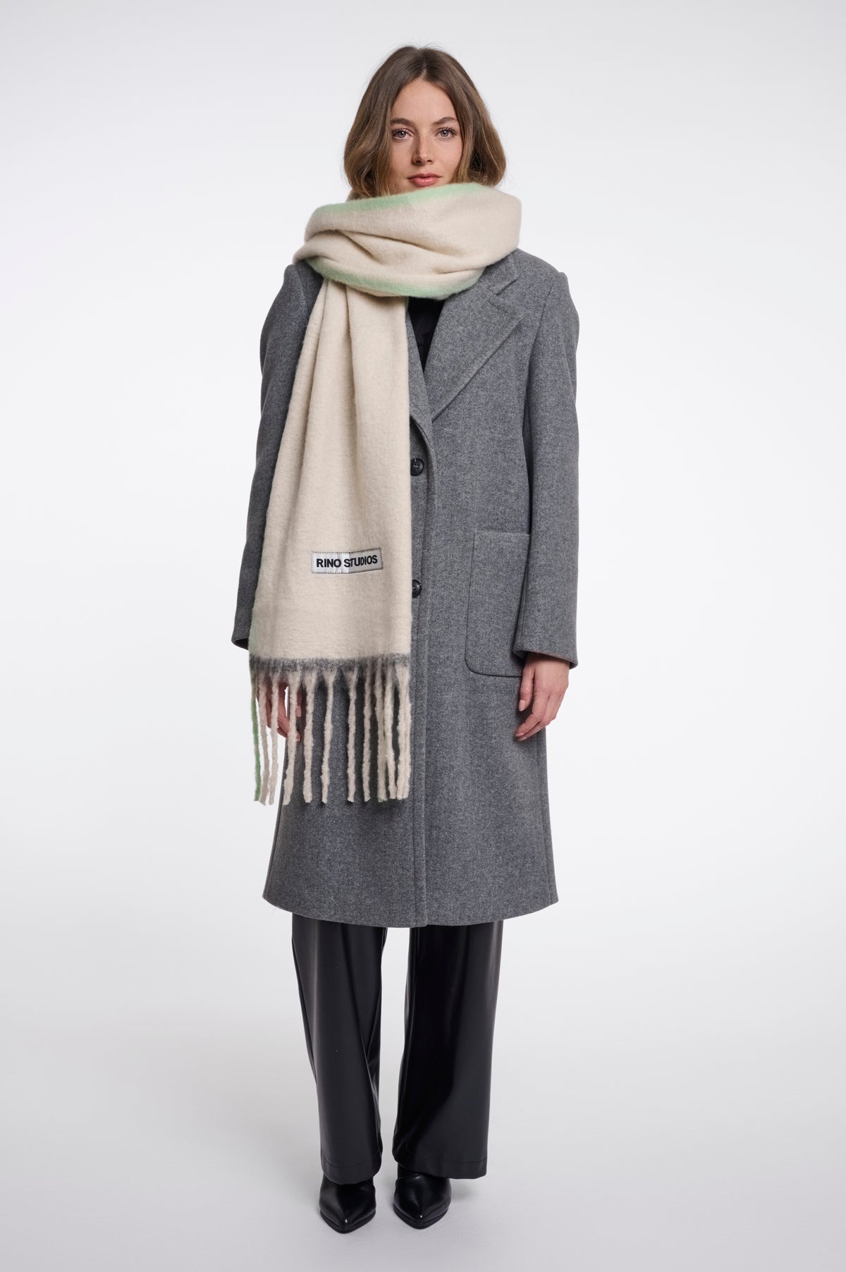 Laurette Scarf With Fringes
