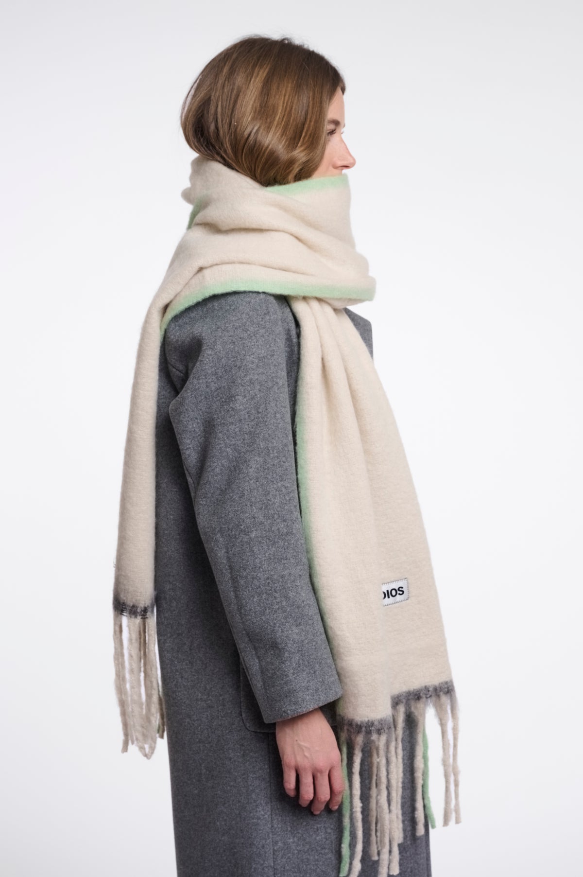 Laurette Scarf With Fringes