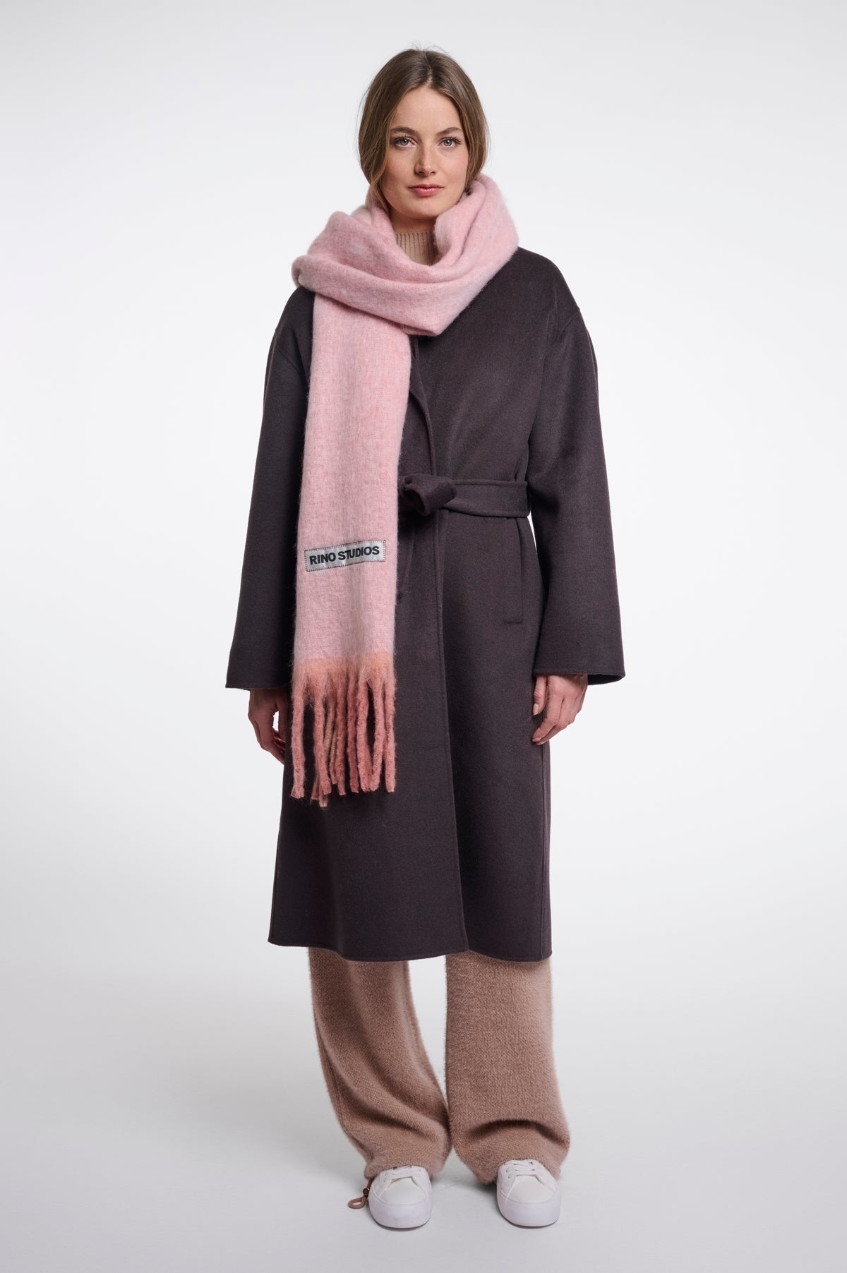 Laurette Scarf With Fringes