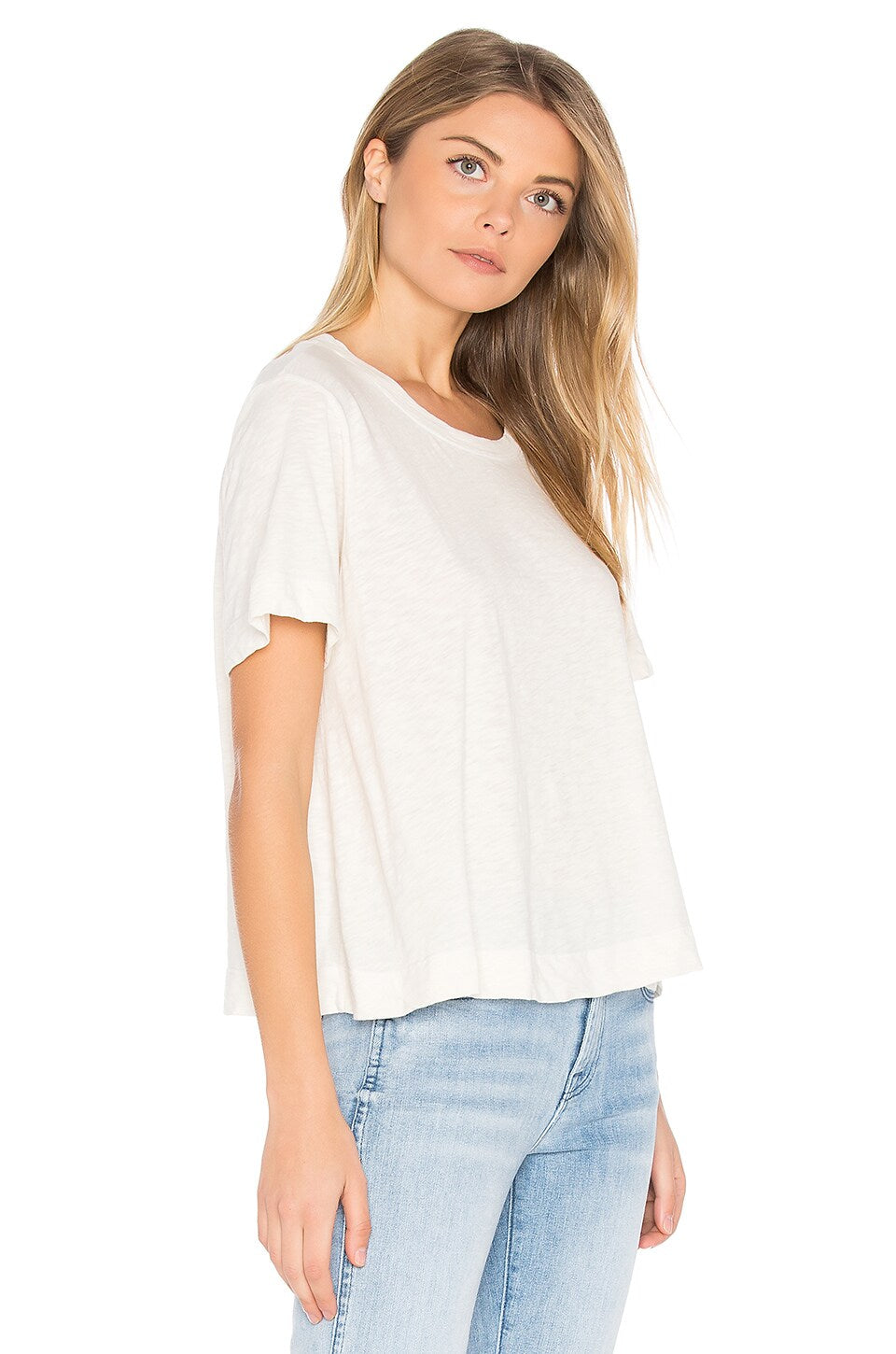 Lula - Cotton Slub Cuffed Tee (7999380488400)