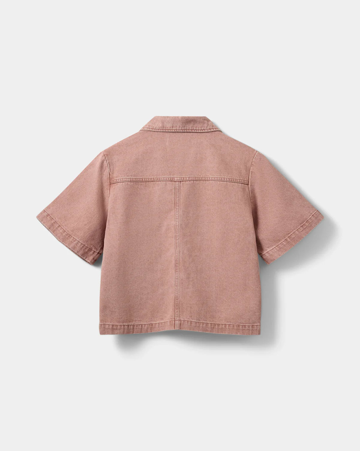 Chemise en jean Manja à manches courtes