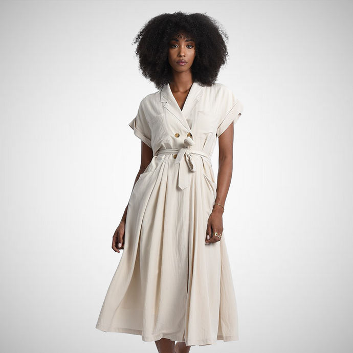 Double - Breasted Dress (7892096385232)