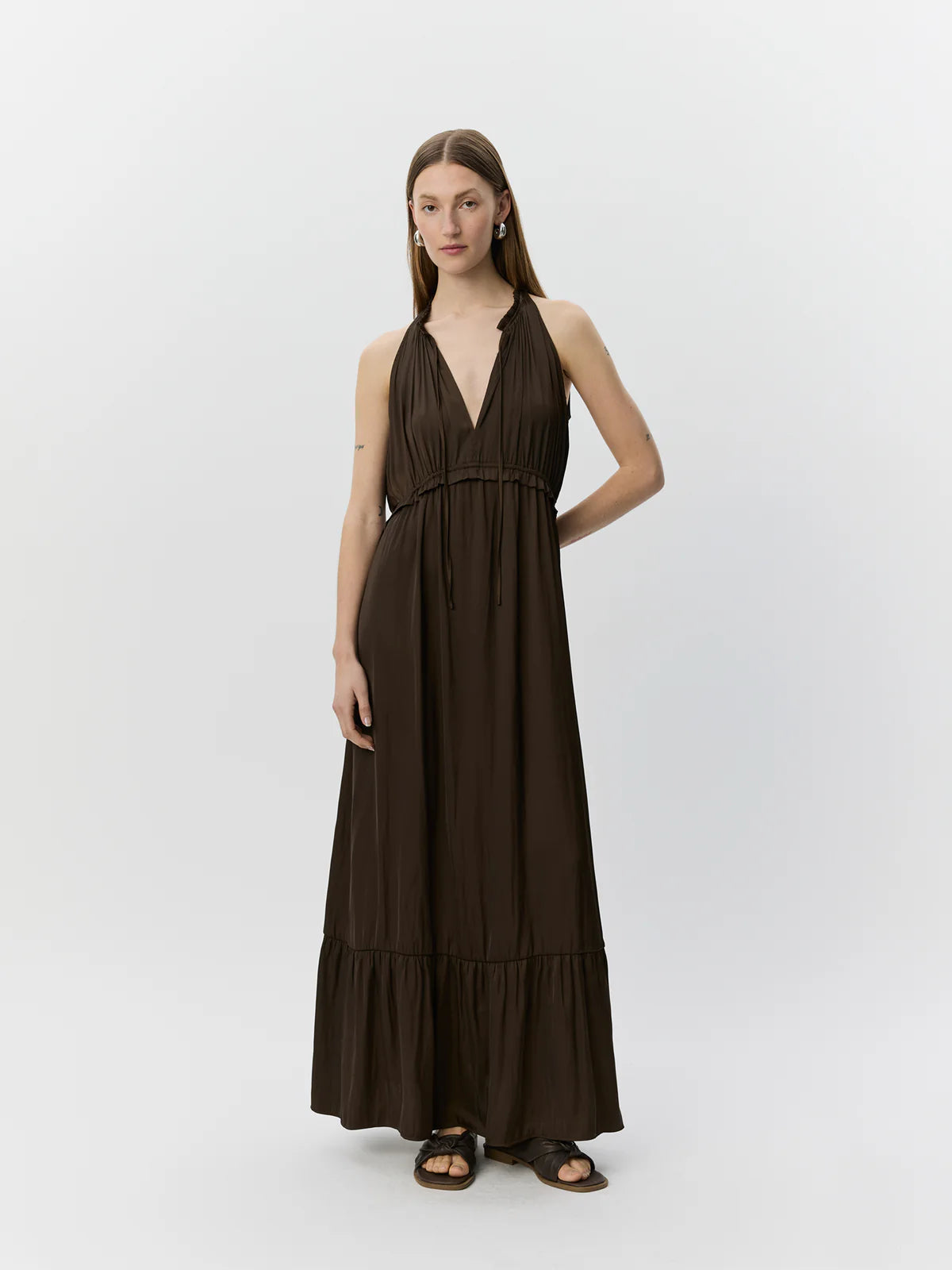 Mel Halter Neck Maxi Dress