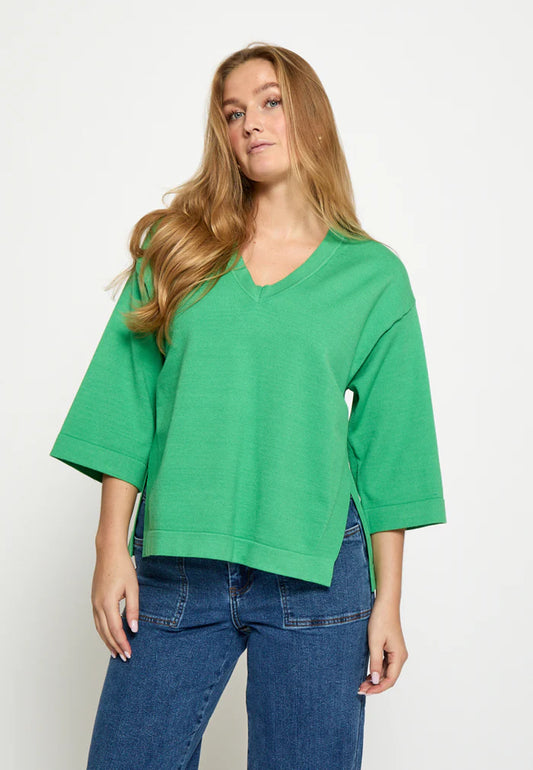 Lupi V-Neck Knit T-Shirt