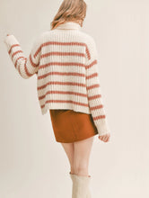 Load image into Gallery viewer, Striped Turtleneck Sweater (7938769092816)
