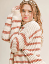 Load image into Gallery viewer, Striped Turtleneck Sweater (7938769092816)
