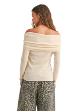 Load image into Gallery viewer, Off Shoulder Sweater Top (8160640008400)
