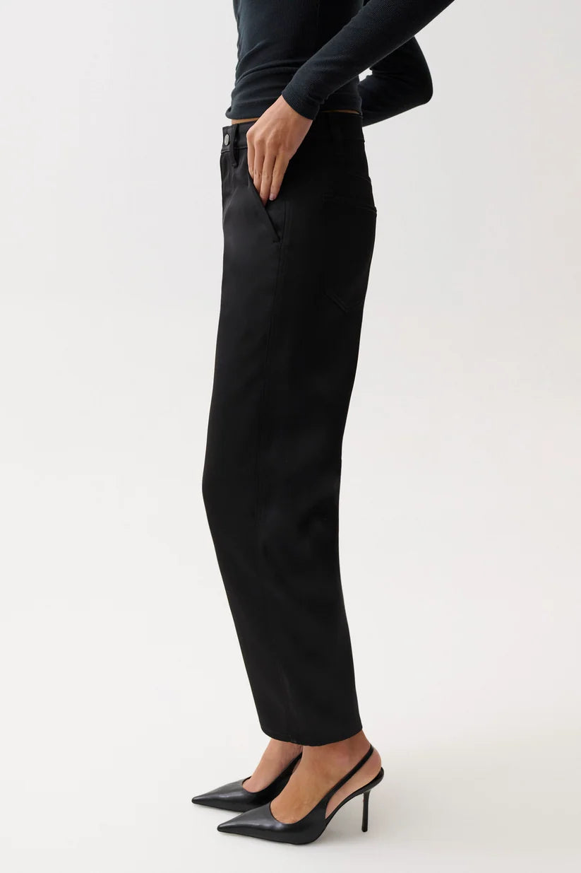 Beau Seamed Crescent Satin