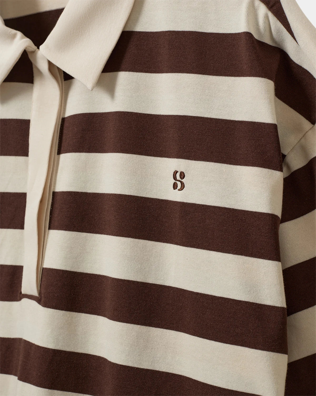 Pil Oversize Striped Polo Shirt