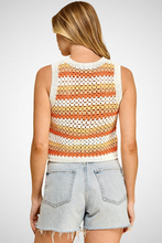 Charger l&#39;image dans la galerie, Striped Corpped Knit Sweater (8266080977104)
