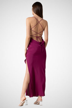 Load image into Gallery viewer, Woven Cowl Neck Backless Dress (8261478383824)
