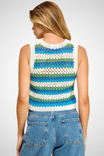 Charger l&#39;image dans la galerie, Striped Corpped Knit Sweater (8266080977104)
