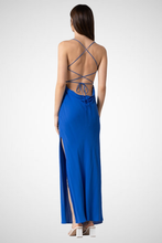 Load image into Gallery viewer, Woven Cowl Neck Backless Dress (8261478383824)
