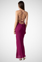 Load image into Gallery viewer, Woven Cowl Neck Backless Dress (8261478383824)
