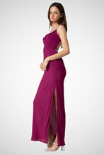 Load image into Gallery viewer, Woven Cowl Neck Backless Dress (8261478383824)
