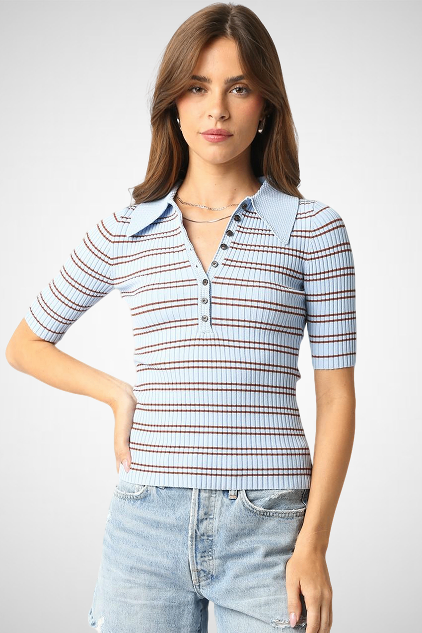 Ina Stripe Top (8261384208592)